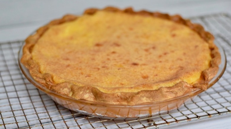 egg custard pie