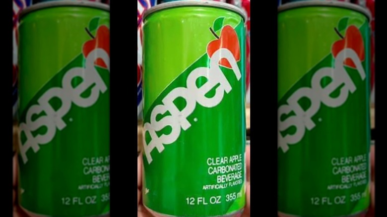 empty can from Aspen soda