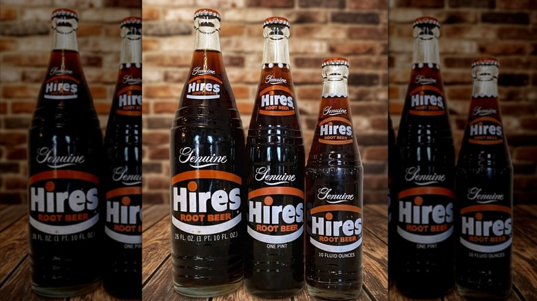 old bottles of Hires Root Beer
