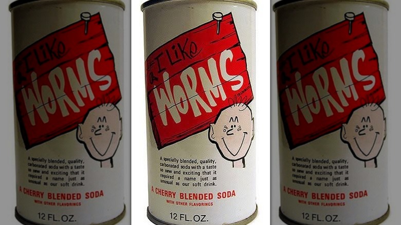 antique can of Worms soda