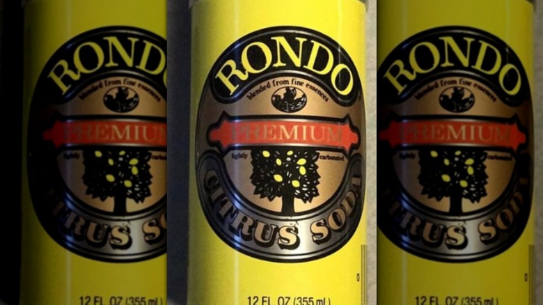 antique Rondo citrus soda can