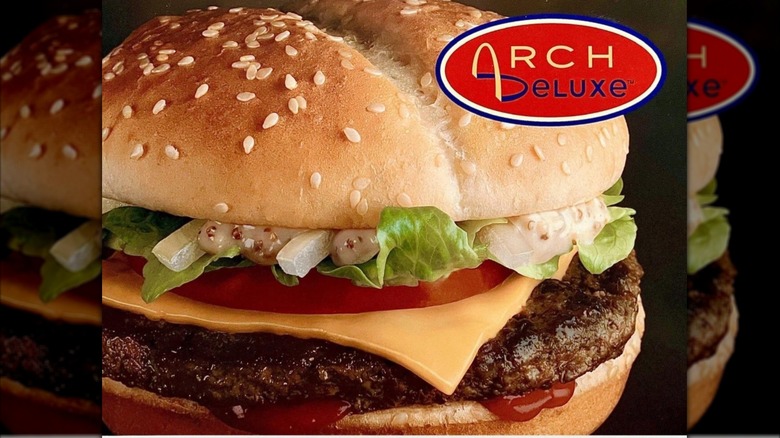 McDonalds Arch Deluxe sandwich