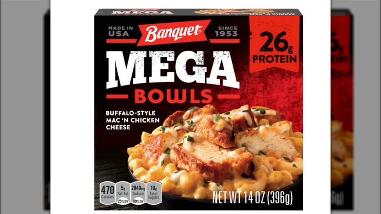 Banquet Mega Bowls Buffalo-style chicken mac 'n cheese