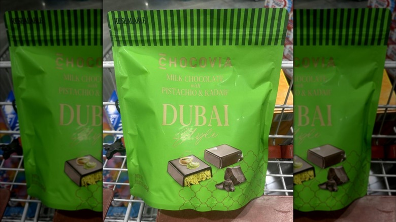 bag of Chocovia Dubai in cart