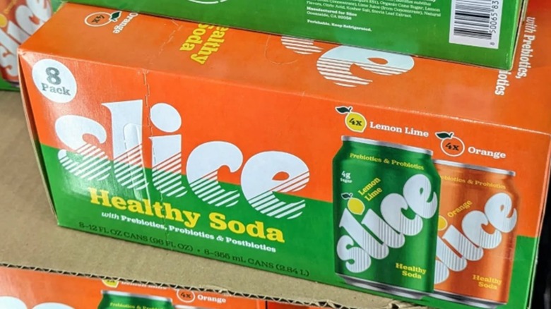 case of Slice soda