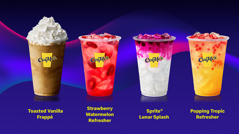 McDonald's CosMc's new line of beverages promotional photo