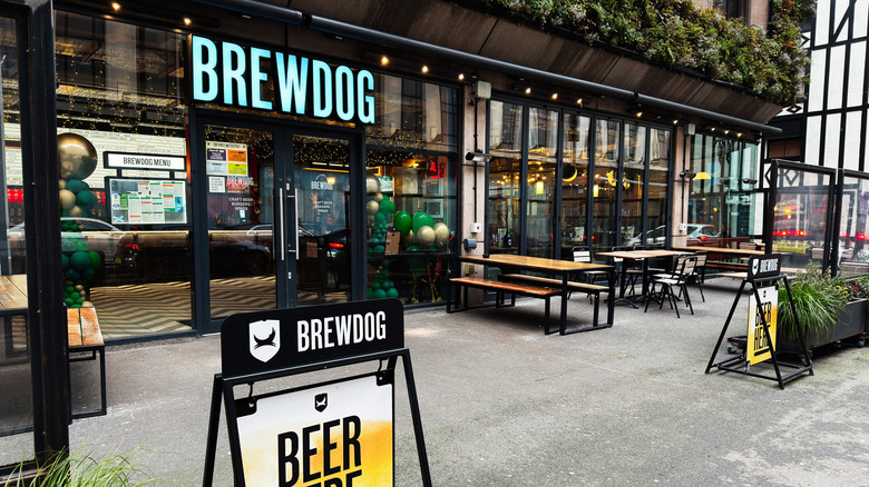 Exterior of BrewDog bar