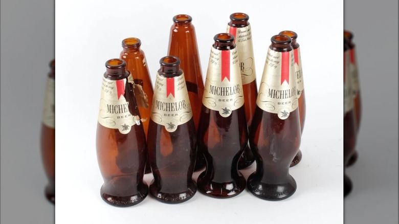 classic 70s Michelob bottles