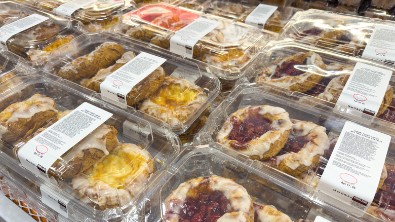 Boxes of Danishes at Costco