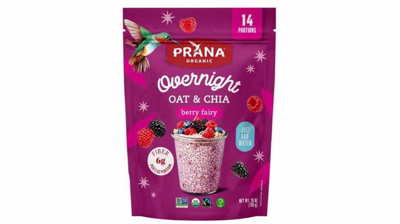 Bag of Prana Berry Fairy Organic Overnight Oat and Chia