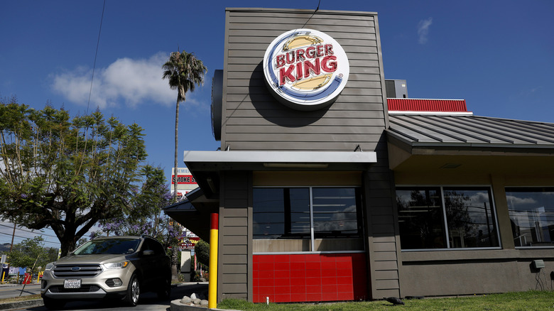 A Burger King storefront