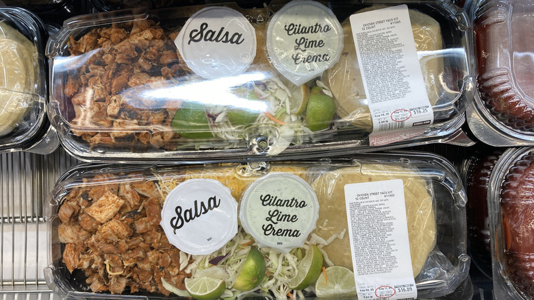 Costco deli chicken taco kit