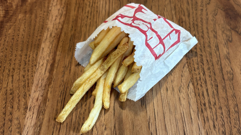 French fries in Sheetz bag