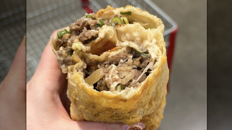 Cutaway view of Costco bulgogi bake