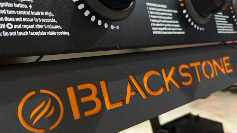 Close up of a Blackstone Griddle