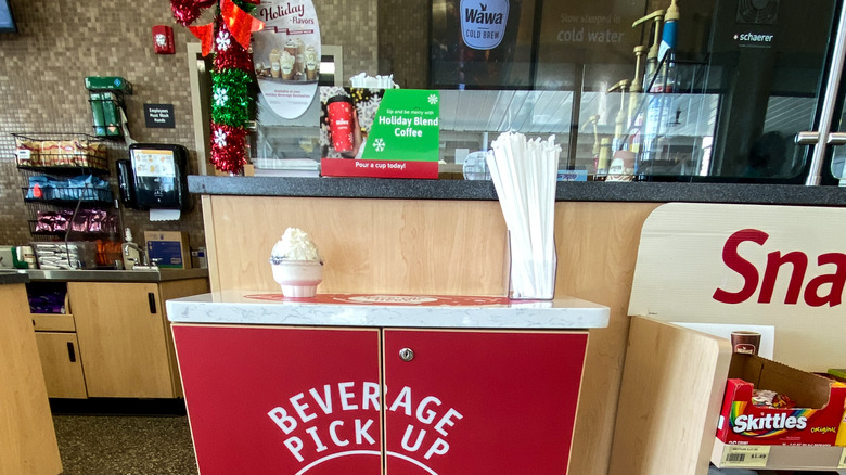 Ice cream at the Wawa pickup counter
