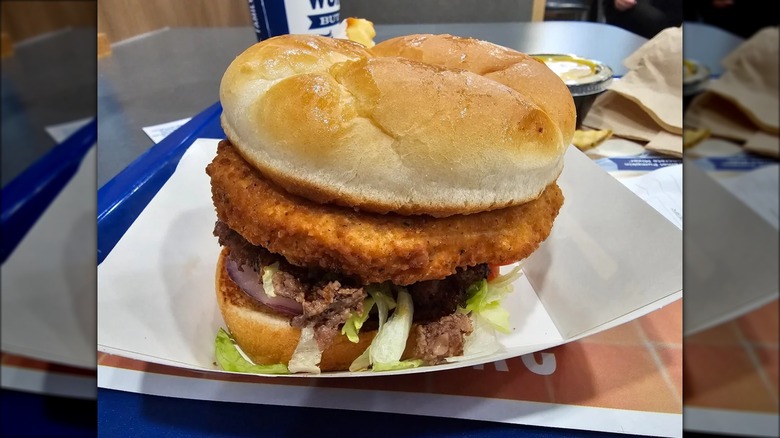 Culver's CurderBurger and custard