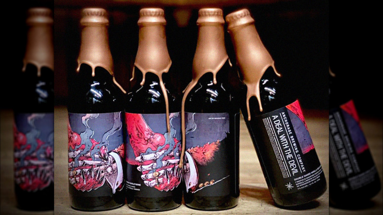 four A Deal With the Devil bottles