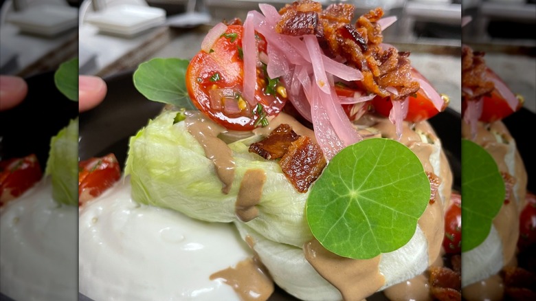 salad served at Colonial Williamsburg