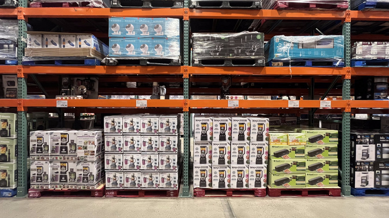 Appliance aisle at Costco