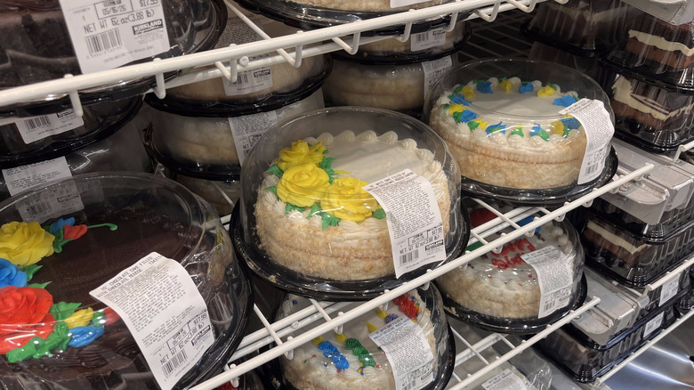 A selection of cakes at Costco