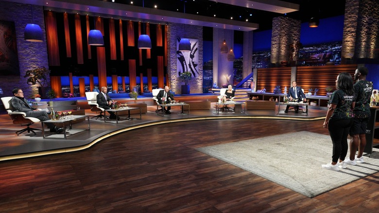 "Shark Tank" television set