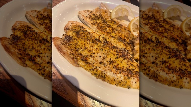 Cracker Barrel's lemon pepper rainbow trout