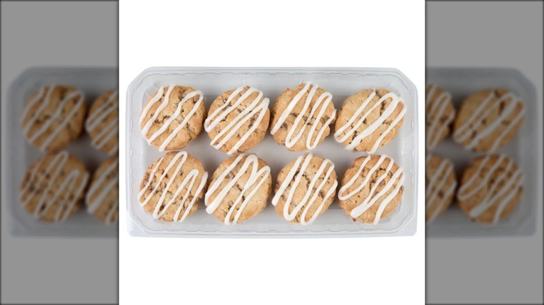 Package of cinnamon chip scones.