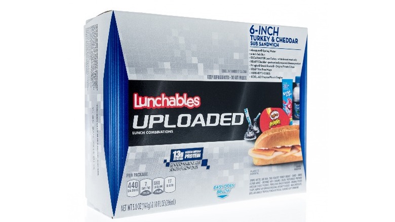 Old Lunchables sub package on white