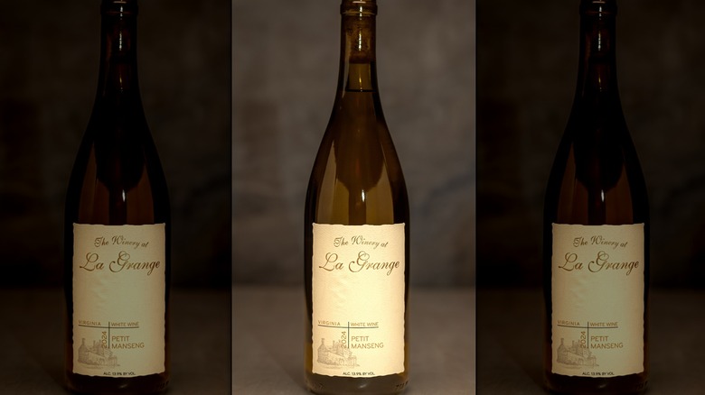 Bottle of Winery at La Grange Petit Manseng