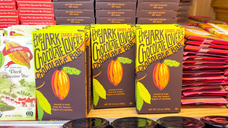 Trader Joe's branded chocolate bars