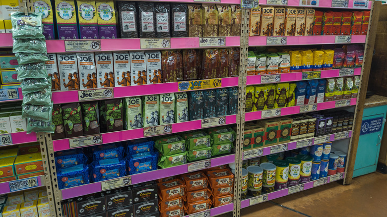 Trader Joe's products on shelves