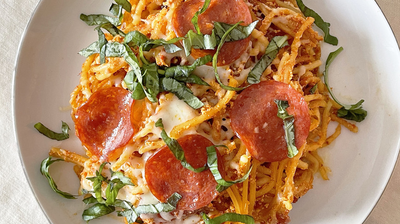 Slow Cooker Spaghetti Casserole