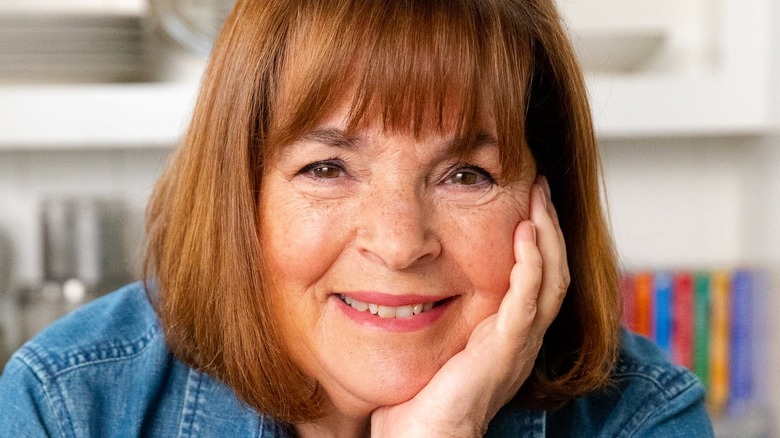 Ina Garten smiling in kitchen