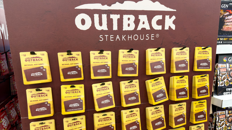 Outback Steakhouse gift cards in bulk