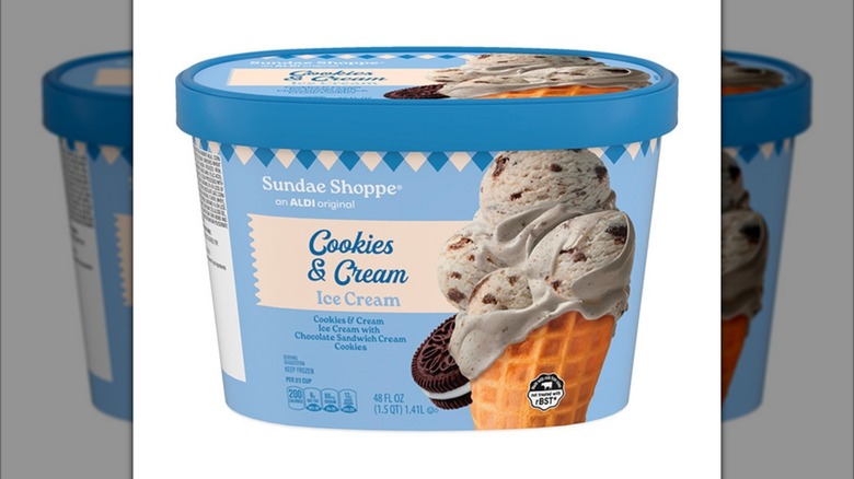 carton of Sundae Shoppe ice cream