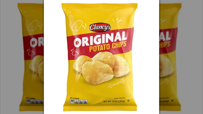 bag of Clancys original potato chips