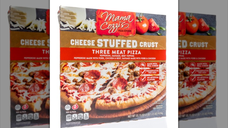 Mama Cozzi's stuffed crust pizza