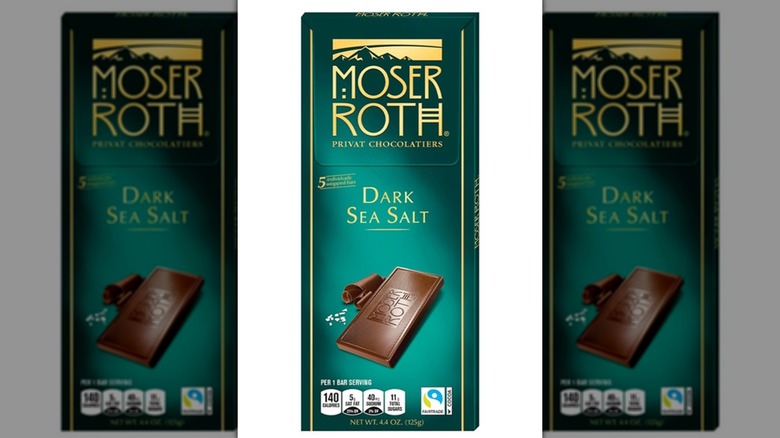 Moser Roth chocolate bar from Aldi