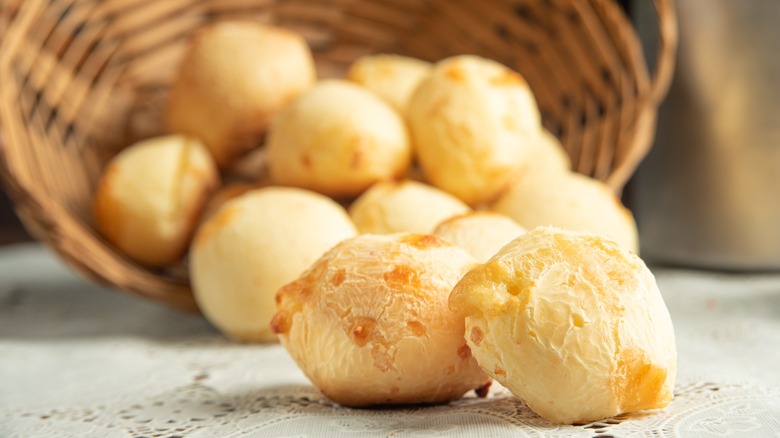 Basket of rolls