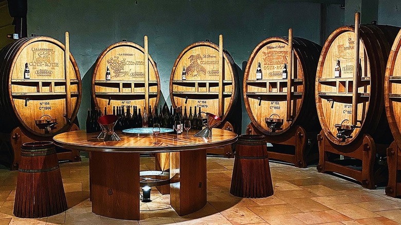 Tasting room at E. Guigal