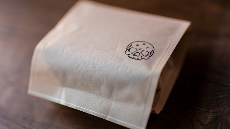 Bag of beans from Onyx Coffee Lab