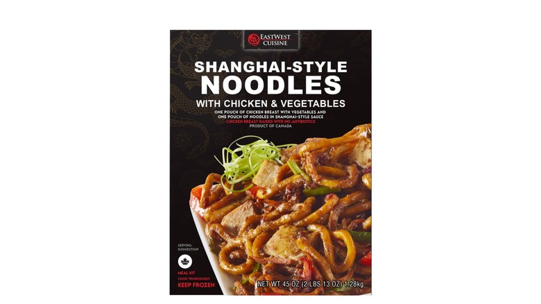 Product image of box of EastWest Shanghai noodles on a white background