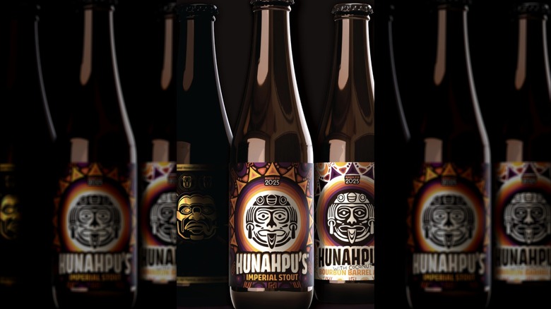 bottles of Hunahpu's Imperial Stout