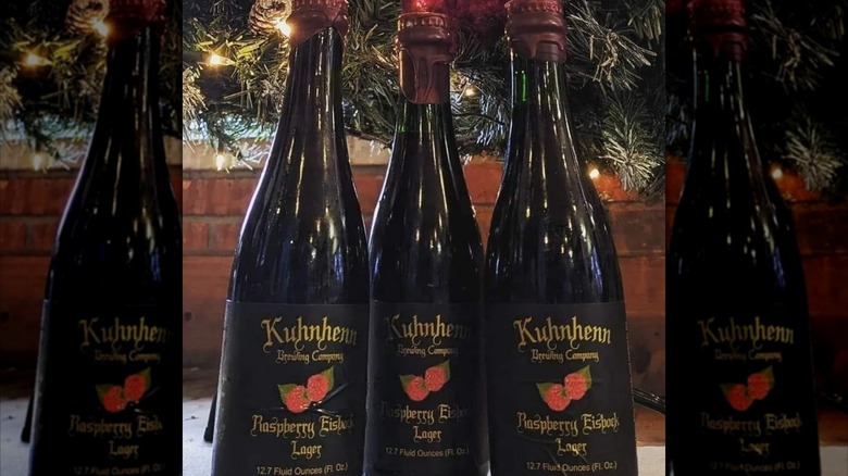bottles of Raspberry Eisbock