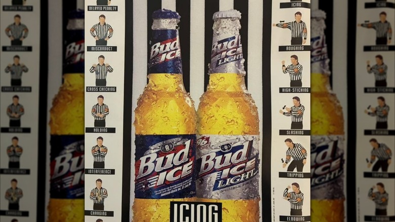 A vintage Bud Ice advert