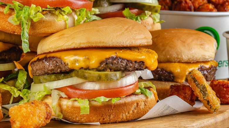 Wahlburgers cheeseburgers