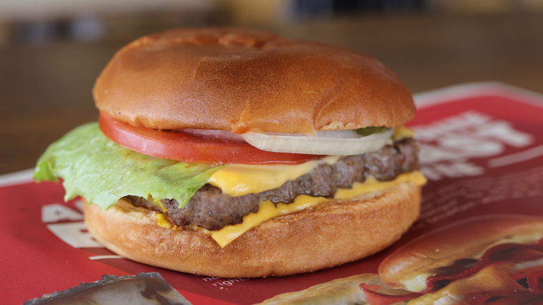 Wendy's burger