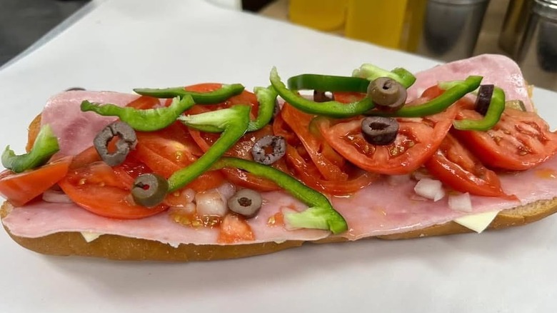 an Amato's Maine Italian sandwich