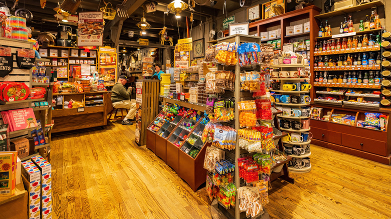 The inside of a Cracker Barrel Old Country Store